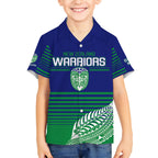 custom-warriors-new-zealand-rugby-kid-hawaiian-shirt-maori-face-ta-moko-simple-style