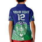 custom-warriors-new-zealand-rugby-kid-polo-shirt-maori-face-ta-moko-simple-style