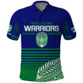 custom-warriors-new-zealand-rugby-polo-shirt-maori-face-ta-moko-simple-style