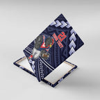 Custom Roosters Rugby Polynesian Tribal Canvas Wall Art