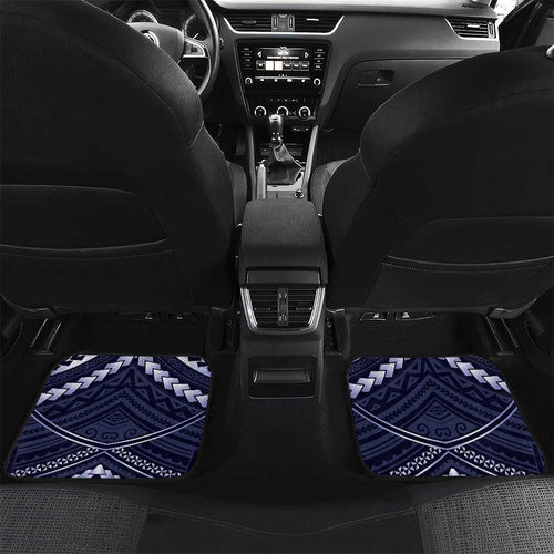 Custom Roosters Rugby Polynesian Tribal Car Mats