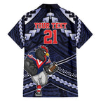 Custom Roosters Rugby Polynesian Tribal Family Matching Summer Maxi Dress and Hawaiian Shirt