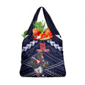 Custom Roosters Rugby Polynesian Tribal Grocery Bag