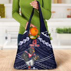 Custom Roosters Rugby Polynesian Tribal Grocery Bag