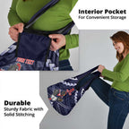 Custom Roosters Rugby Polynesian Tribal Grocery Bag