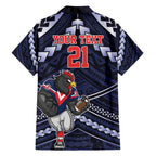 Custom Roosters Rugby Polynesian Tribal Hawaiian Shirt