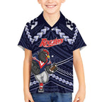 Custom Roosters Rugby Polynesian Tribal Hawaiian Shirt