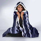 Custom Roosters Rugby Polynesian Tribal Hooded Blanket