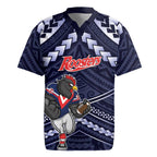 Custom Roosters Rugby Polynesian Tribal Rugby Jersey
