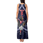 Custom Roosters Rugby Polynesian Tribal Tank Maxi Dress