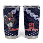 Custom Roosters Rugby Polynesian Tribal Tumbler Cup
