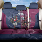 Roosters-Sea Eagles Rugby Custom Back Car Seat Cover Half Grunge Style