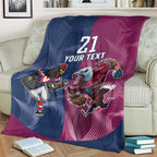 Roosters-Sea Eagles Rugby Custom Blanket Half Grunge Style