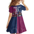 Roosters-Sea Eagles Rugby Custom Family Matching Tank Maxi Dress and Hawaiian Shirt Half Grunge Style