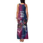 Roosters-Sea Eagles Rugby Custom Family Matching Tank Maxi Dress and Hawaiian Shirt Half Grunge Style