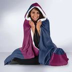 Roosters-Sea Eagles Rugby Custom Hooded Blanket Half Grunge Style