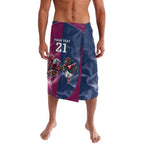Roosters-Sea Eagles Rugby Custom Lavalava Half Grunge Style