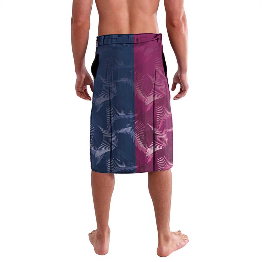 Roosters-Sea Eagles Rugby Custom Lavalava Half Grunge Style