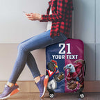 Roosters-Sea Eagles Rugby Custom Luggage Cover Half Grunge Style