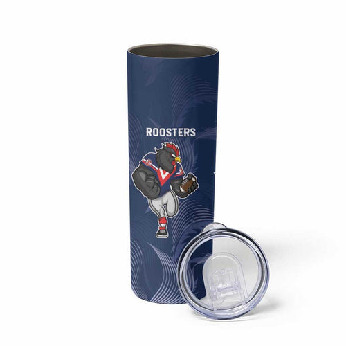 Roosters-Sea Eagles Rugby Custom Skinny Tumbler Half Grunge Style