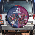 Roosters-Sea Eagles Rugby Custom Spare Tire Cover Half Grunge Style