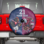 Roosters-Sea Eagles Rugby Custom Spare Tire Cover Half Grunge Style