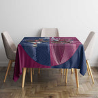 Roosters-Sea Eagles Rugby Custom Tablecloth Half Grunge Style
