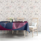 Roosters-Sea Eagles Rugby Custom Tablecloth Half Grunge Style