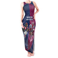 Roosters-Sea Eagles Rugby Custom Tank Maxi Dress Half Grunge Style