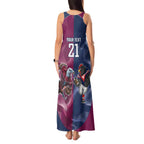 Roosters-Sea Eagles Rugby Custom Tank Maxi Dress Half Grunge Style