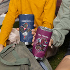 Roosters-Sea Eagles Rugby Custom Tumbler Cup Half Grunge Style