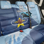 Sharks-Cowboys Rugby Custom Back Car Seat Cover Half Dynamic Style