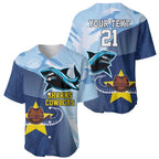 Sharks-Cowboys Rugby Custom Baseball Jersey Half Dynamic Style