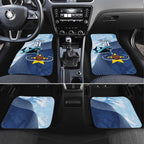 Sharks-Cowboys Rugby Custom Car Mats Half Dynamic Style