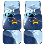 Sharks-Cowboys Rugby Custom Car Mats Half Dynamic Style