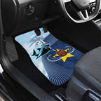 Sharks-Cowboys Rugby Custom Car Mats Half Dynamic Style