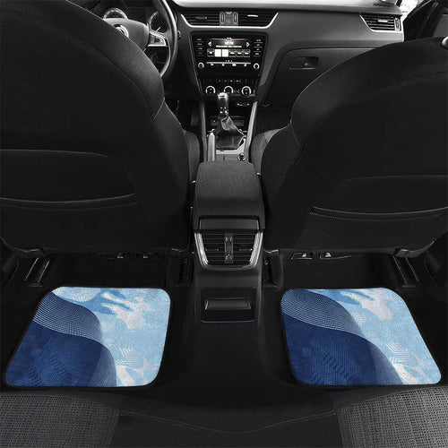 Sharks-Cowboys Rugby Custom Car Mats Half Dynamic Style