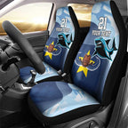 Sharks-Cowboys Rugby Custom Car Seat Cover Half Dynamic Style