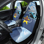 Sharks-Cowboys Rugby Custom Car Seat Cover Half Dynamic Style