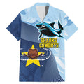 Sharks-Cowboys Rugby Custom Family Matching Mermaid Dress and Hawaiian Shirt Half Dynamic Style