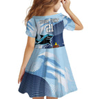 Sharks-Cowboys Rugby Custom Family Matching Off Shoulder Maxi Dress and Hawaiian Shirt Half Dynamic Style