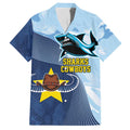 Sharks-Cowboys Rugby Custom Family Matching Tank Maxi Dress and Hawaiian Shirt Half Dynamic Style