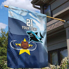 Sharks-Cowboys Rugby Custom Garden Flag Half Dynamic Style