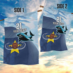 Sharks-Cowboys Rugby Custom Garden Flag Half Dynamic Style