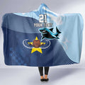 Sharks-Cowboys Rugby Custom Hooded Blanket Half Dynamic Style
