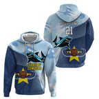 Sharks-Cowboys Rugby Custom Hoodie Half Dynamic Style
