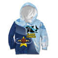 Sharks-Cowboys Rugby Custom Kid Hoodie Half Dynamic Style