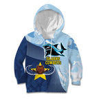 Sharks-Cowboys Rugby Custom Kid Hoodie Half Dynamic Style