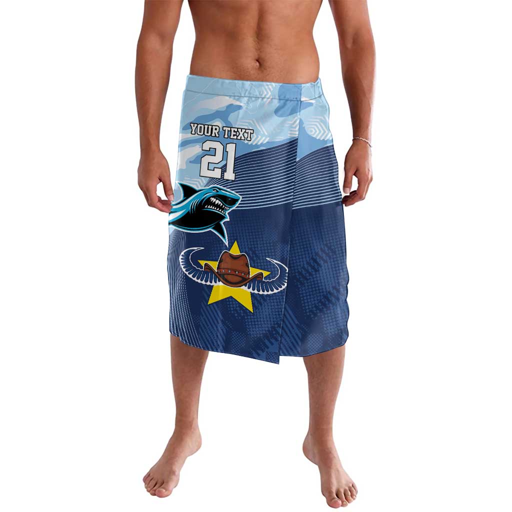 Sharks-Cowboys Rugby Custom Lavalava Half Dynamic Style