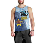 Sharks-Cowboys Rugby Custom Men Tank Top Half Dynamic Style